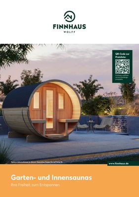Finnhaus Wolff Garten- und Innensaunas 2023