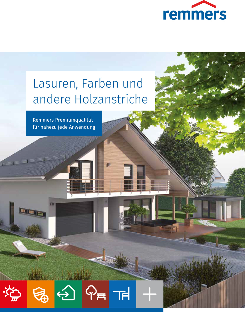 Remmers Lasuren, Farben und andere Holzanstriche