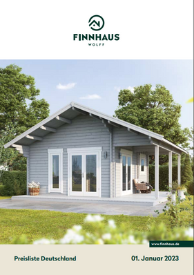 Finnhaus Wolff Preisliste Freizeit und Ferienhäuser 2023