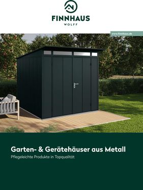Finnhaus Wolff Garte- und Gerätehäuser aus Metall 2023