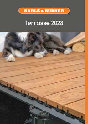 Karle und Rubner - Terrassenkatalog 2023