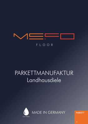 MEFO FLOOR Parkettmanufaktur Infoblatt