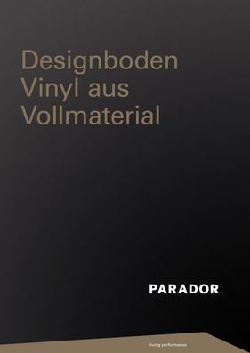 Parador Vinyl aus Vollmaterial 05-2021